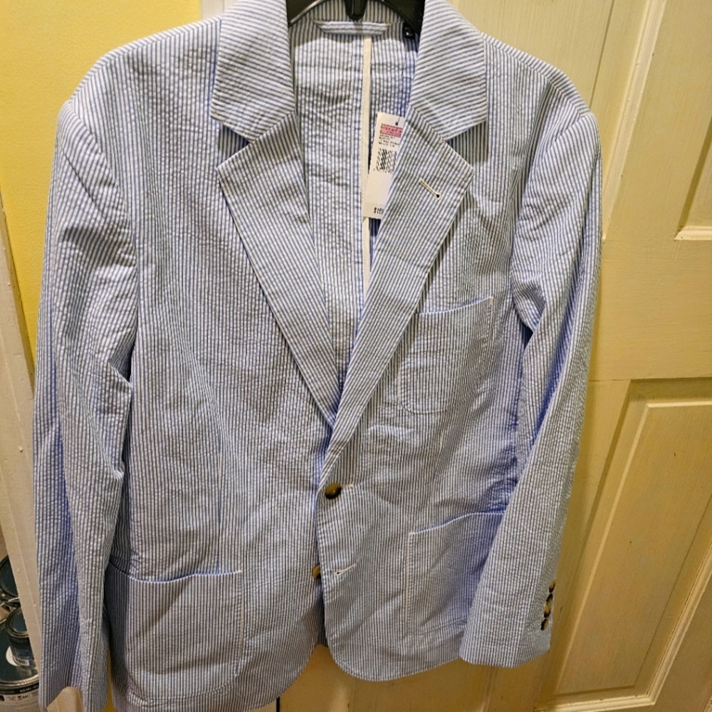 Seersucker Blazer